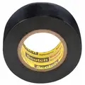 Scotch Vinyl Electrical Tape, Rubber Tape Adhesive, 7.00 mil Thick, 3/4" X 20 ft., Black, 10 PK