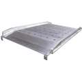 Non-Skid, Aluminum Walk Ramp with Hook End; 2000 lb. Load Capacity, 6 ft. L x 38" W