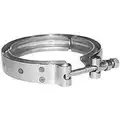 Turbo V-Band Band Clamp, 4-3/4"D, 300 Series Stainless Steel