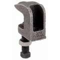 Channel Beam C-Clamp: 13/16 in to 3 1/4 in Strut Channels, 3/8 in Conduit Trade Size, Iron