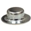 Zinc Plated Automotive Push Nut, Cap Diameter: 0.567"