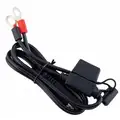 Battery Tender Fused Ring Terminal Harness: Ring Terminal Accessory Cable, 16 ga Wire Size, Black