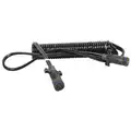 Phillips 15 ft. Dual Pole Liftgate Cord, Coiled, 4 AWG, M2 Plugs, Black