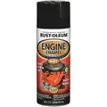 Engine Enamel, Gloss Black, 12 oz, Spray