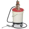 Portable Grease Pump with Gun, Fits Container Size 25 to 50 lb. Container, 2" Air Motor Size