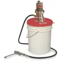 Grease Pump with Gun, Fits Container Size 25 to 50 lb. Container, 2" Air Motor Size