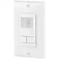 Wall Switch Box Hard Wired Occupancy Sensor, 2,000 sq ft. Passive Infrared, White
