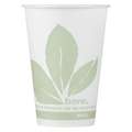 Solo Cup 7 oz. Paper Disposable Cold Cup, White/Green, 2000 PK