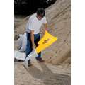 Gobagger Sand Bag Filling Tool: Yellow, 26 in Overall L, 9 1/2 in Overall Wd