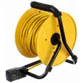 LumaPro 14 AWG, 80 ft. Hand Operated Extension Cord Reel; Yellow Reel Color
