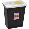 Covidien Hazardous Waste Container, 8 gal., 17-3/4" x 11" x 15-1/2"