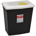 Covidien Hazardous Waste Container, 12 gal., 18-3/4" x 12-3/4" x 18-1/4"