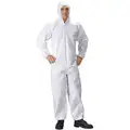 Micromax Protective Coverall Suit, Hooded, Large, White