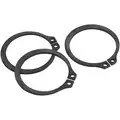 External Standard Retaining Ring, For Shaft Dia. 1-1/4", Carbon Steel, 50 PK