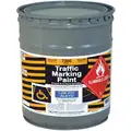 Rae Traffic Zone Marking Paint: Pour Paint Dispensing, Yellow, 5 gal, 90 sq ft/gal, 30 min