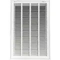 Filtered Return Air Grille, Removable Face, White, 25" Max. Duct Height (In.)