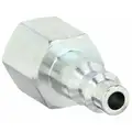 Quick Connect Hose Coupling: 1/4 in Body Size, 1/4 in Hose Fitting Size, Plug