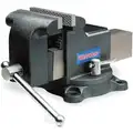 Standard Duty Combination Vise, 5" Jaw Width, 5" Max. Opening, 2-1/2" Throat Depth