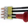 Ideal Push-In Connector, 4 Port, Yellow, 18 to 12 AWG Stranded, 20 to 12 AWG Solid Wire Range