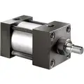 4" Air Cylinder Bore Dia. with 24" Stroke Aluminum , Side Tapped/Sleeve Nut Mounted Air Cylinder