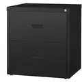 30 x 18.63 x 28 2-Drawer HL1000 Series Lateral File Cabinet, Black
