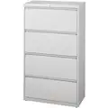 30 x 18.63 x 52.5 4-Drawer HL10000 Series Lateral File Cabinet, Light Gray