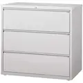 42 x 18.63 x 40.3 3-Drawer HL8000 Series Lateral File Cabinet, Light Gray
