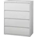 42 x 18.63 x 52.5 4-Drawer HL8000 Series Lateral File Cabinet, Light Gray