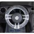 Universal Plastic and Elastic Steering Wheel Cover, Clear; PK500