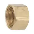 Cap: Brass, Compression, For 3/8 in Tube OD, 9/16-24 Threading Size