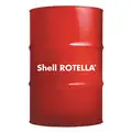 Rotella Conventional Engine Oil, 55 gal. Drum, SAE Grade: 15W-40, Amber/Brown