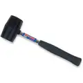 Rubber Mallet,16 oz. Head Weight,Steel with Vinyl Grip Handle Material