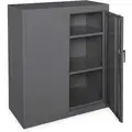 Commercial Storage Cabinet, Gray, 42" H X 36" W X 18" D, Unassembled