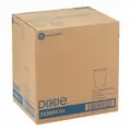 Dixie Disposable Hot Cup: Paper, Polyethylene, 8 oz. Capacity, Pathways, Microwave Safe, 1,000 PK