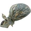 Chill-Its By Ergodyne Evaporative Cooling Triangle Hat, PVA and Cotton, Camouflage, Universal,1 EA
