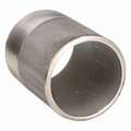 Nipple: Stainless Steel, 1/2" Nominal Pipe Size, 1" Overall Length, Threaded on One End, Schedule 40