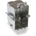 Raco Electrical Box, Galvanized Zinc, 2-1/2" Nominal Depth, 2" Nominal Width, 3" Nominal Length