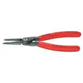 Internal Retaining Ring Plier, For Bore Dia.: 3-3/8" to 5-1/2", Tip Angle: 0 Tip Dia.: 0.125"