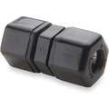 Union Connector: Polypropylene, For 1/2 in x 1/2 in Tube OD, Compression x Compression, Fast & Tite