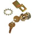 Wiegmann Cylinder Lock, For Use With: Large Cabinet Enclosures, Keyed Alike, 9180890 EA