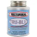 Rectorseal Pipe Thread Sealant: 8 oz, Can, PTFE, Blue, With 2,000 psi Gas Pressure