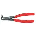 Knipex Retaining Ring Plier: External, For 85 mm to 140 mm Shaft Dia, 0.126 in Tip Dia, 5 1/2 in Overall Lg