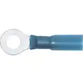 Imperial Seal-A-Crimp Sealed Heat Shrink Ring Terminal, Blue, 16-14 AWG, 12-1/4 Stud Size