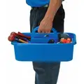 Quantum Storage Systems Tool Caddy, Color Blue, Material High Density Polypropylene