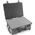 Pelican Protective Case, 22-1/8" Overall Length, 18" Overall Width, 10-1/2" Overall Depth, Polypropylene