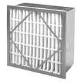 Air Handler Rigid Cell Air Filter: 20x24x12 Nominal Filter Size, Synthetic, Galvanized Steel, Single Header, Box