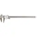 Westward 0-12" Range Stainless Steel Inch Dial Caliper with 0.001" Graduations