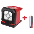 M18 Cordless Job Site Light Kit, 18.0 Voltage, LED, 1500 Lumens, Bare Tool