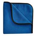 Medium Duty, Microfiber Cloth, Blue, 16" x 16", PK 12