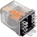 Schneider Electric 12VDC, 8-Pin Side Flange Enclosed Power Relay; Electrical Connection: 1/4" Tab Terminal